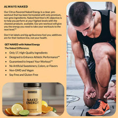 Citrus Pre Workout Supplement | Naked Energy - 30 Servings